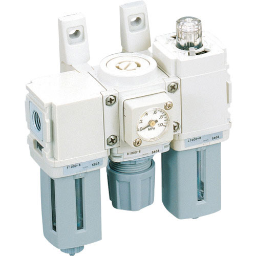 ＣＫＤ　ＦＲＬユニット　Ｆ．Ｒ．Ｌコンビネーション　白色シリーズ　接続口径Ｒｃ１／８＿