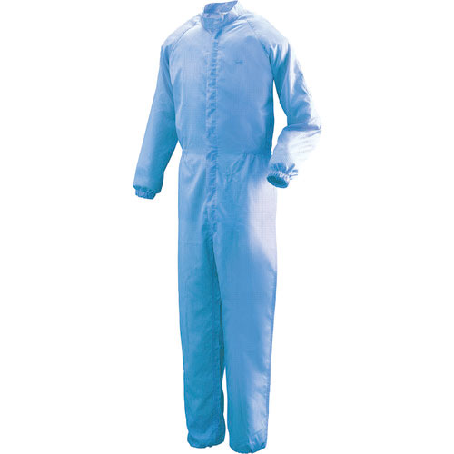 ミドリ安全　一般型クリーンウェア　ブルー　５Ｌ＿