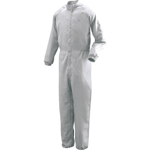 ミドリ安全　一般型クリーンウェア　グレー　３Ｌ＿