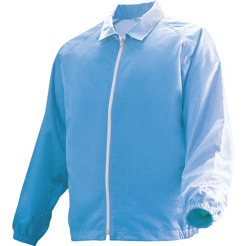 ミドリ安全　ブルゾン　クリーンウェア　ブルー　５Ｌ＿