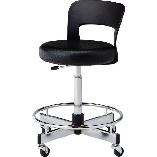 ノーリツ　ＣＡ型　高作業用チェア　キャスター・リング付　ブラック＿