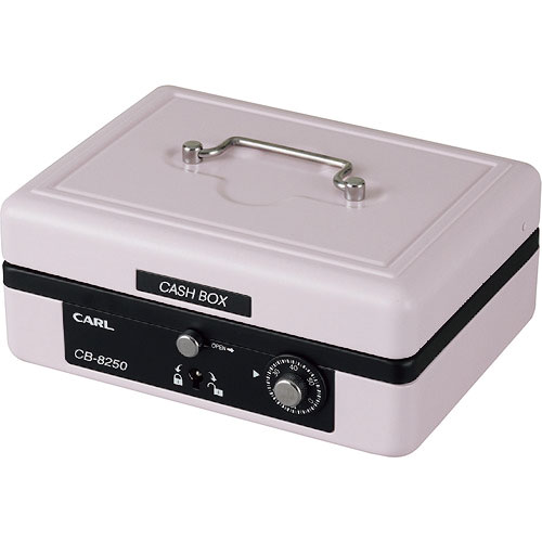 カール　手提げ金庫　キャッシュボックス　ＣＢ－８２５０－Ｐ　ピンク　Ａ６サイズ＿
