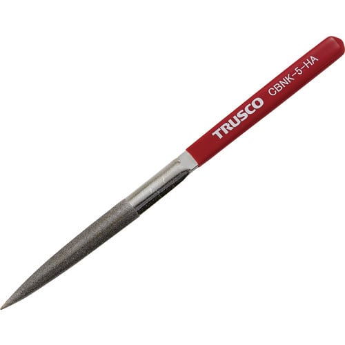 ＴＲＵＳＣＯ　ＣＢＮヤスリ　鉄工用　５本組　半丸＿