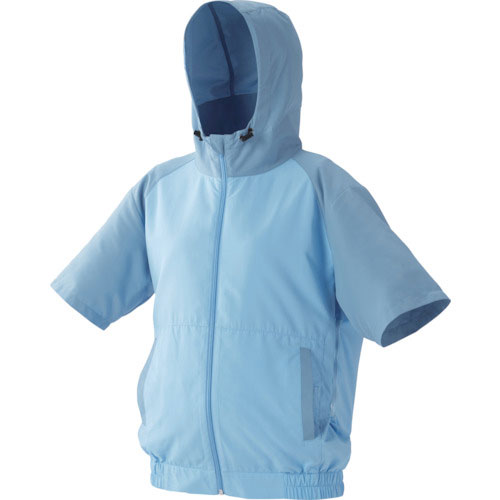 ＩＲＩＳ　カジュアルクールウェア半袖セット（フード有り）ブルー　ＬＬ＿