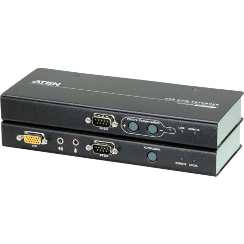 ＡＴＥＮ　ＫＶＭエクステンダー　ＵＳＢ／ＶＧＡ／オーディオ／カテゴリ５ｅ　（１，２８０×１，０２４＠＿