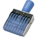 シヤチハタ　回転ゴム印欧文８連１号　ゴシック体＿