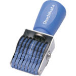 シヤチハタ　回転ゴム印欧文８連６号　ゴシック体＿