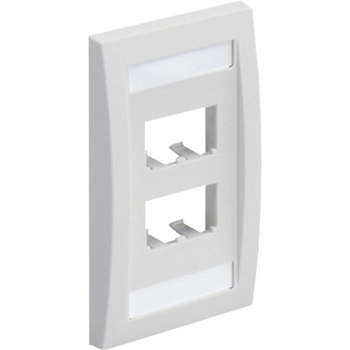 パンドウイット　４ポート用フェースプレート＿