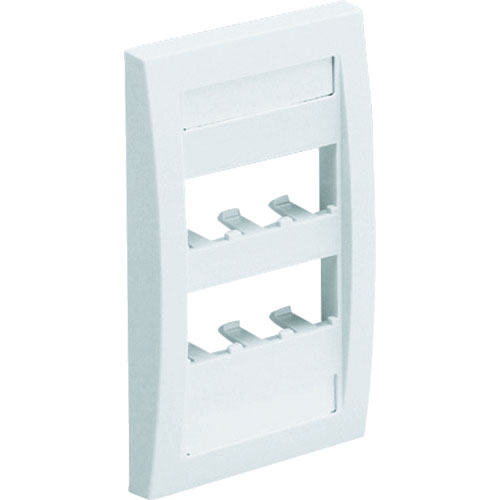 パンドウイット　６ポート用フェースプレート＿