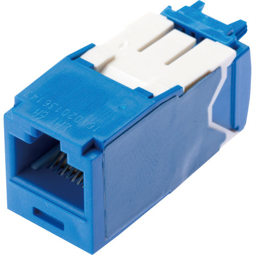 パンドウイット　カテゴリ６Ａ　モジュラージャック　青＿