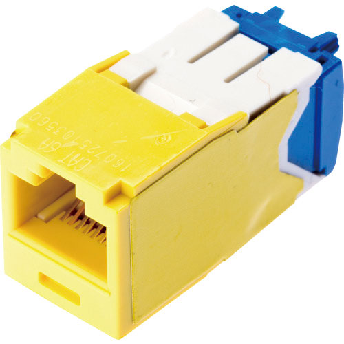 パンドウイット　カテゴリ６Ａ　モジュラージャック　黄＿