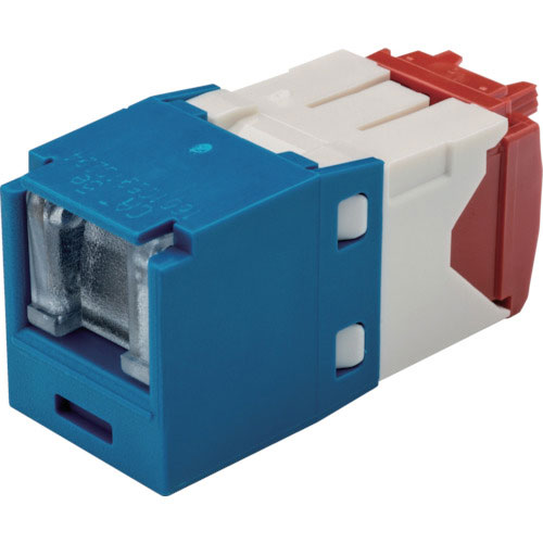 パンドウイット　カテゴリ５Ｅ　シャッター付モジュラージャック　青＿