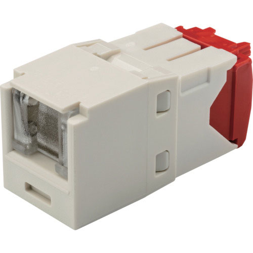 パンドウイット　カテゴリ５Ｅ　シャッター付モジュラージャック　オフホワイト＿