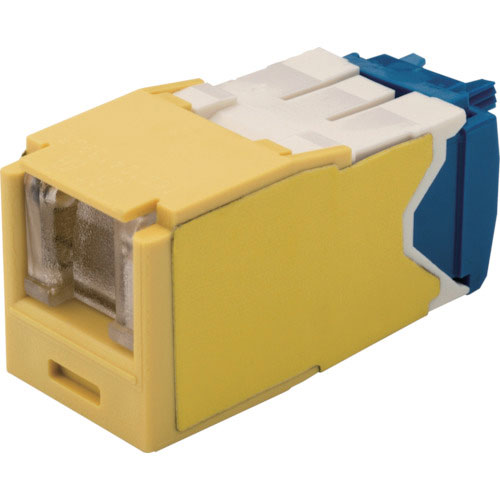 パンドウイット　カテゴリ６Ａ　シャッター付モジュラージャック　黄＿