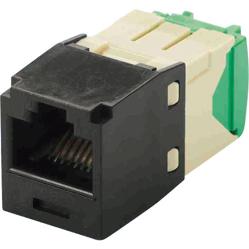 パンドウイット　カテゴリ６　モジュラージャック（細径タイプ）　ＴＧタイプ　２８・３０ＡＷＧ　黒＿