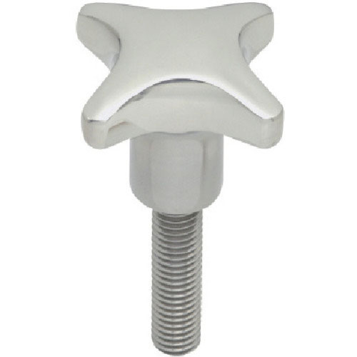 イマオ　ステンレスクロスノブ（オネジ）　外径４０ｍｍ　ねじ径Ｍ８×１．２５＿