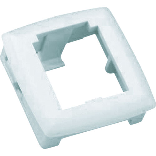 パンドウイット　１ポート用アダプタ　オフホワイト　（１０個入）＿