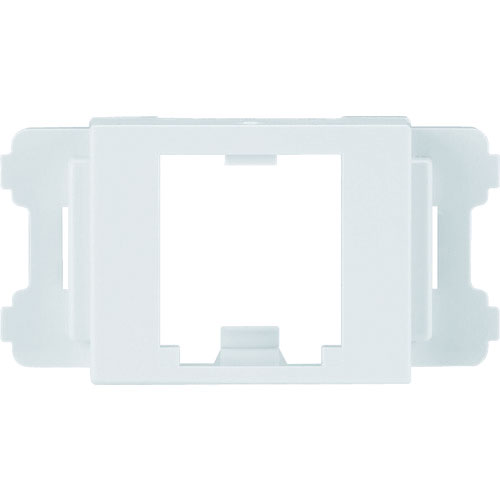 パンドウイット　ＪＩＳプレート用シャッターなしアダプタ　オフホワイト（１０個入）＿