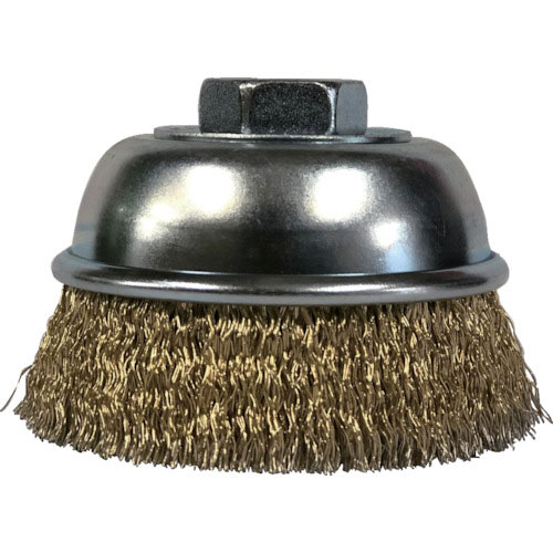 ＳＵＮＰＯＷＥＲ　鋼線めっき線カップブラシ（黄より線）＿