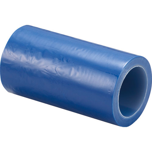 ＴＲＵＳＣＯ　クリーンルーム用粘着ローラー　４インチＸ１８Ｍ　青＿