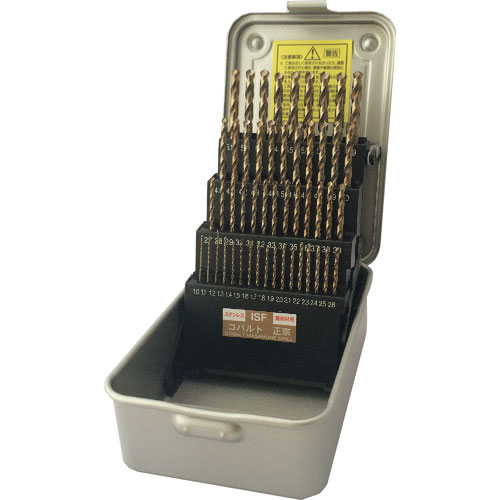 ＩＳＦ　コバルト正宗ドリル　５０本組セット（スチールケース入り）＿