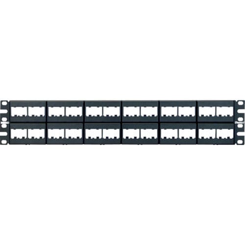 パンドウイット　モジュラーパッチパネル枠　４ポートフェースプレートタイプ　４８ポート　２Ｕ　ＣＰＰ４＿
