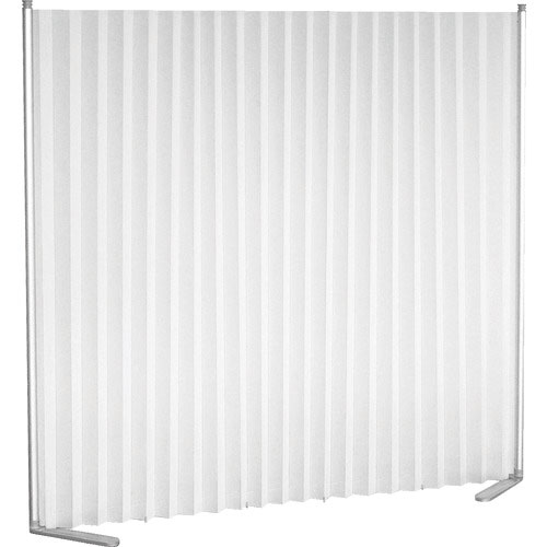 ＴＲＵＳＣＯ　伸縮式クロスパーテーション　幅４６２ｍｍ～１８００ｍｍ×高さ１５２９ｍｍ　ホワイト＿