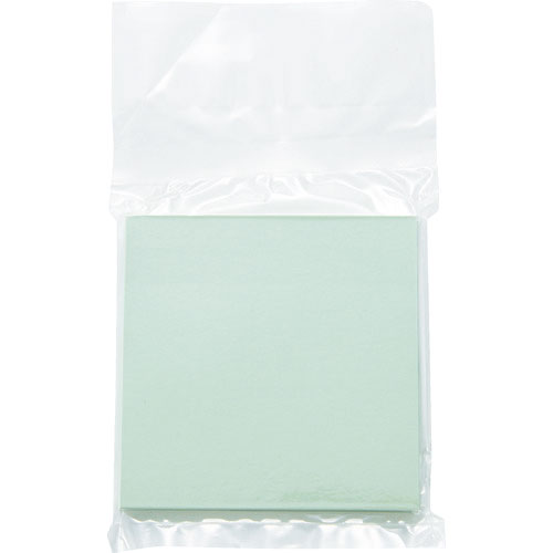 ＴＲＵＳＣＯ　クリーンルーム用付箋　緑　７５ｍｍ×７５ｍｍ＿