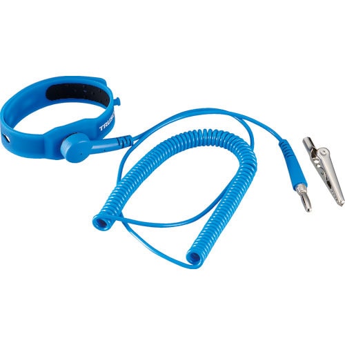 ＴＲＵＳＣＯ　クリーンルーム用リストストラップ　コード有効長３．０ｍ＿