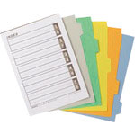 ＪＴＸ　２３２２７３インデックスＡ４Ｓ　５色５山　１０組Ｄ０２６Ｊ５Ｙ＿