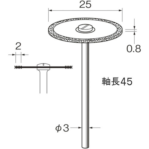 リューター　電着ダイヤモンドディスクＤ９６１８＿