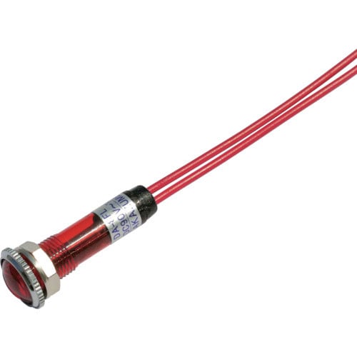 サカズメ　ＬＥＤ表示灯　ＤＡ－８ＦＬ－４　（ＡＣ／ＤＣ１００Ｖ接続）　Φ８　赤＿