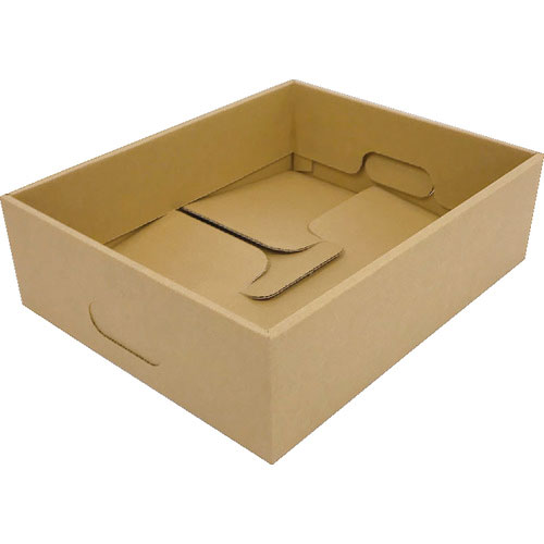 ＴＲＵＳＣＯ　段ボール製　Ａ４収納ボックス本体　Ｓ　高さ１０４タイプ＿