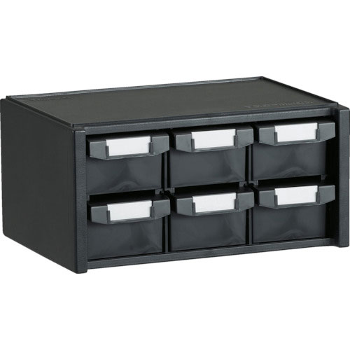 ＴＲＵＳＣＯ　導電性マスターＢＯＸ　３４２Ｘ２４１ＸＨ１６８　引出３列２段＿