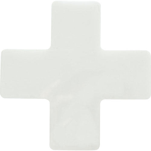 ＴＲＵＳＣＯ　耐久フロアサインズＸ型　Ｍサイズ　白１枚（１シート）＿