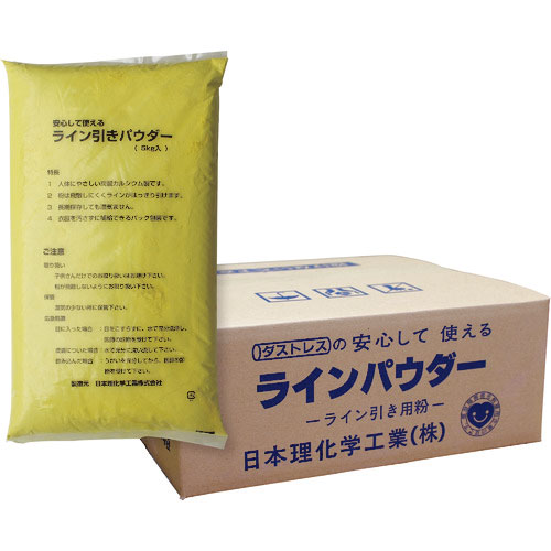 ダストレス　ラインパウダー５キロ×４袋　黄＿