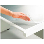 プラス　４１３３５）デスクマットＯＡ　Ｗ型　ＤＭ－１２６ＭＷ下敷グレー＿