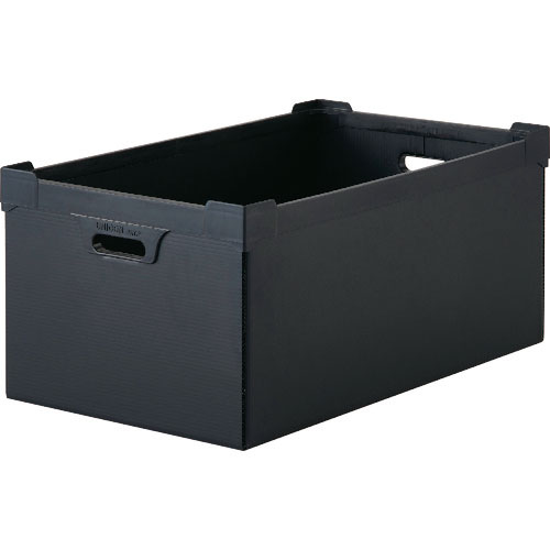 ＴＲＵＳＣＯ　導電性ダンボールプラスチックケース　４５Ｌ　ブラック＿