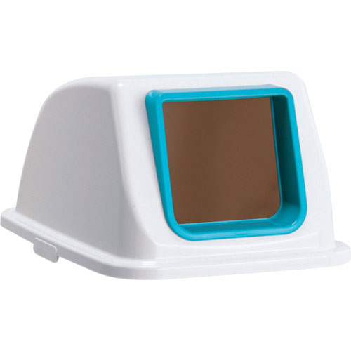 テラモト　エコ分別カラーペールＷ９０　蓋　青オープン　もえないゴミ＿