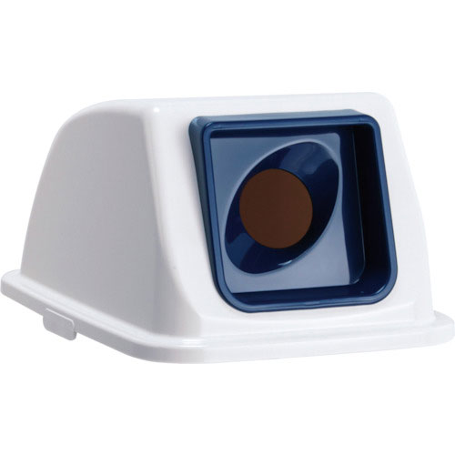 テラモト　エコ分別カラーペールＷ９０　蓋　紺丸穴　あきかん＿