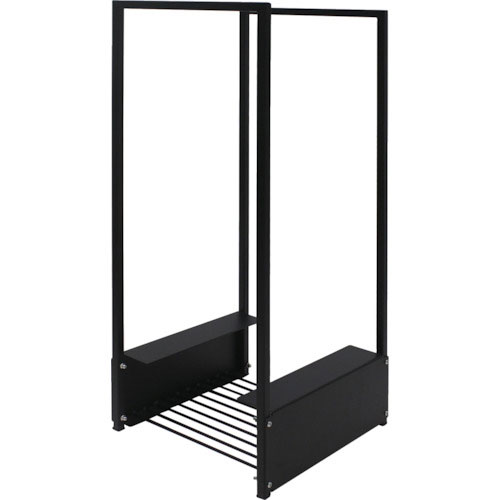 テラモト　ダンボールストッカーコンパクト　黒＿