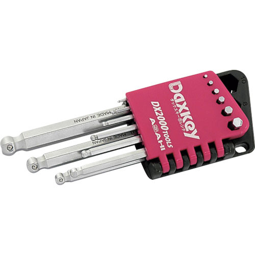 ＡＳＨ　ショートボールダックスキー六角棒レンチセット９本組＿