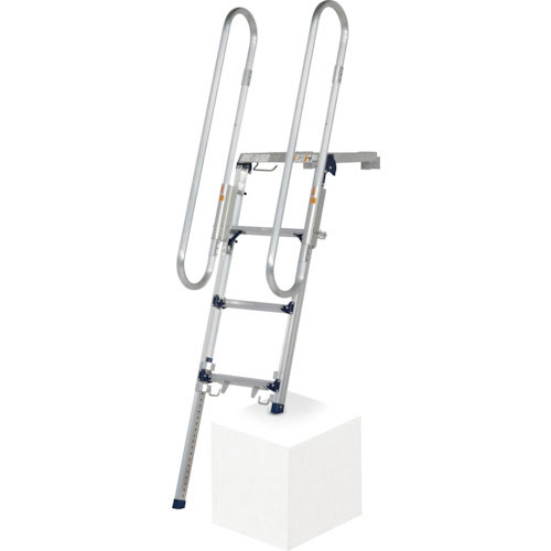 ピカ　トラック昇降ステップ（手すり付き）＿