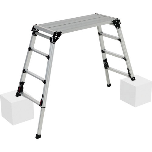 ピカ　四脚アジャスト式足場台　上部操作タイプＤＸＪ－Ｗ９１２０９Ａ型