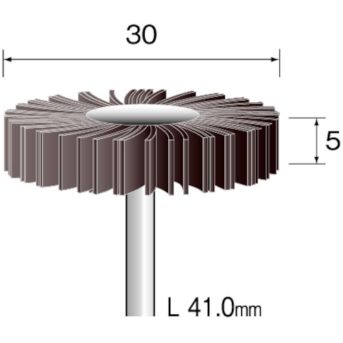 ミニモ　ラジアルサンダー＃１２０　φ３０　（３個入）＿