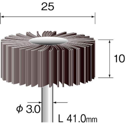 ミニモ　ラジアルサンダー＃２４０　φ２５　（３本入）＿