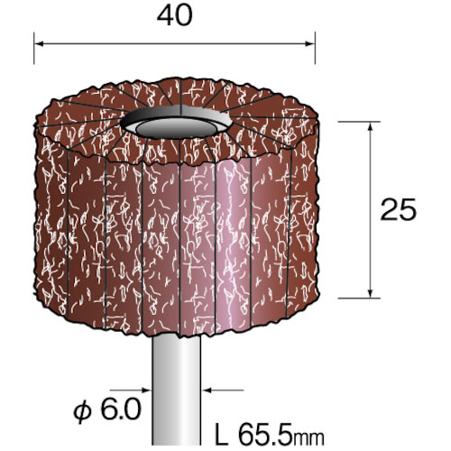 ミニモ　クッションサンダー　放射＃１８０　Φ４０＿