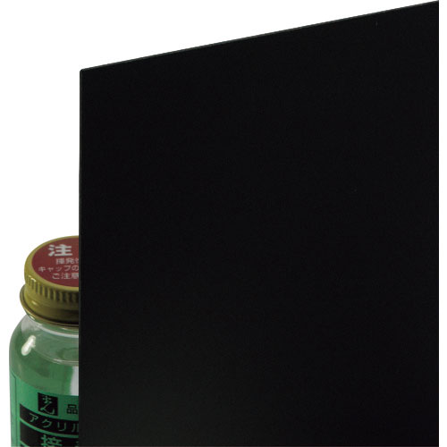 光　エンビ板　黒　１×１８２０×９１０ｍｍ＿