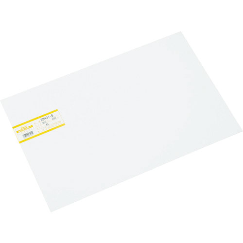 光　エンビ板　白　３００×４５０×１．０ｍｍ＿