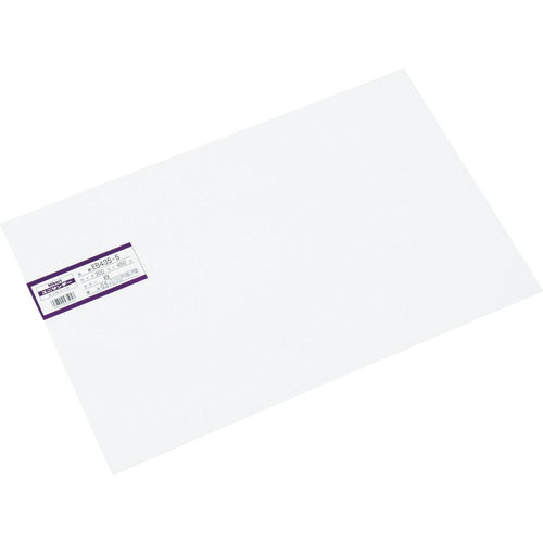 光　エンビ板　白　３００×４５０×０．５ｍｍ＿